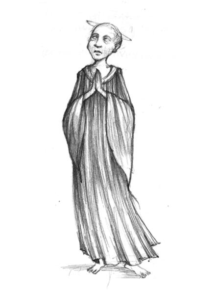 Sculptural Monk